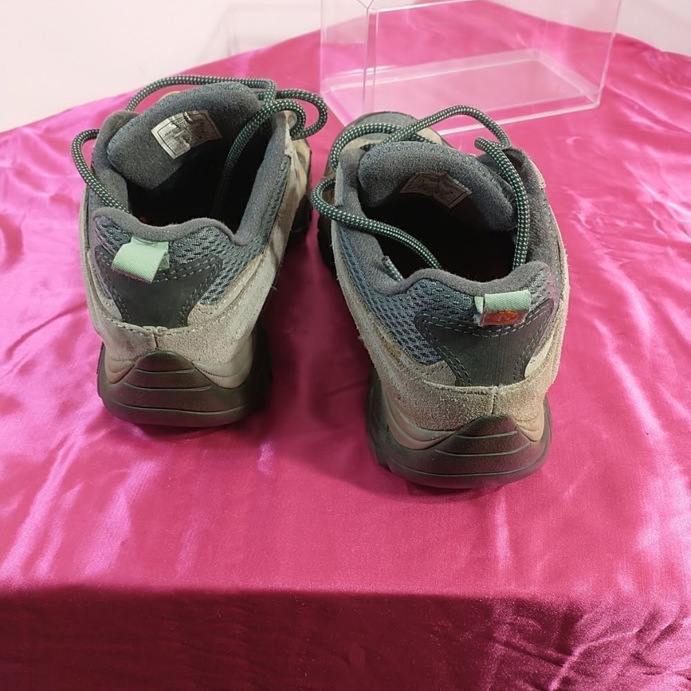 Merrell Womens Moab Vibram Hiking Shoes Sz 7.5 Drizzle/Mint J24462. - Picture 5 of 8